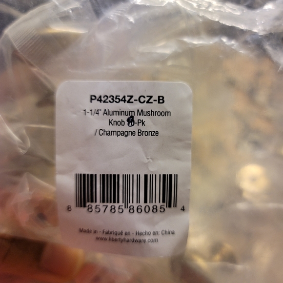 NWT CHAMPAGNE BRONZE KNOB | BRAND NEW 8QTY - Picture 4 of 8